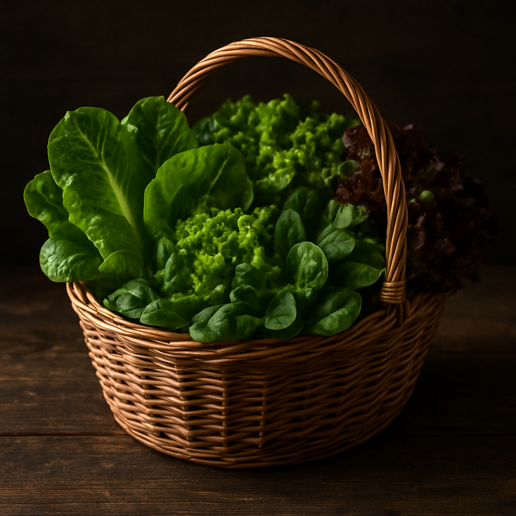 Organic salad greens